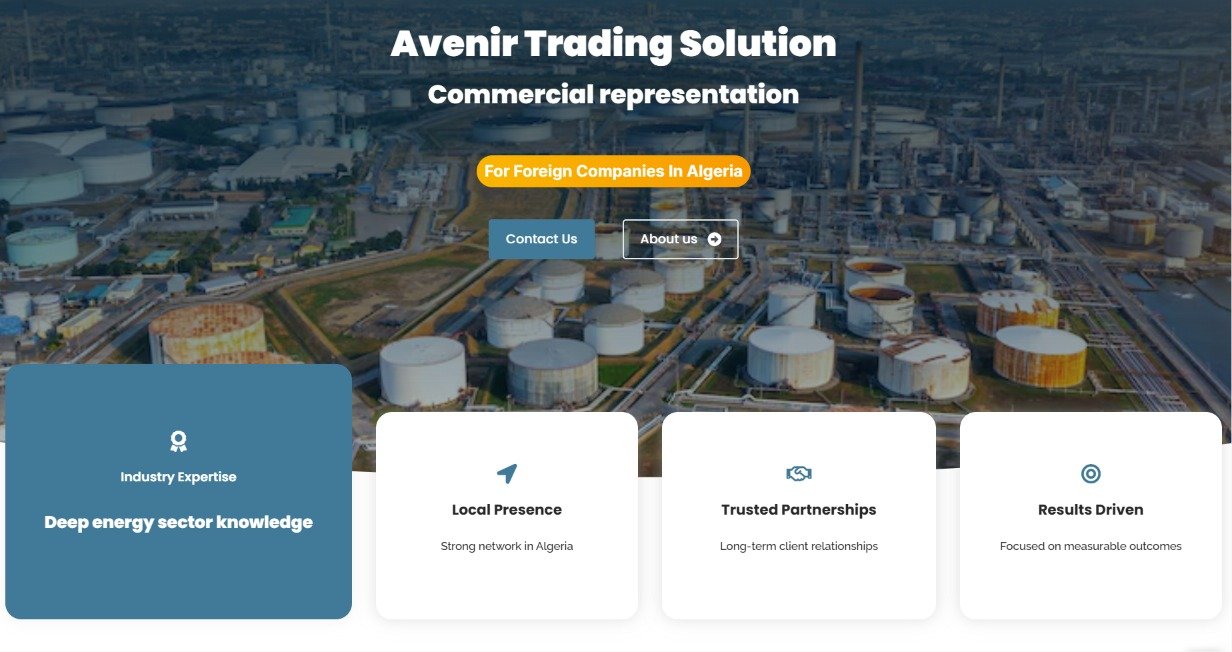 Avenir Trading Website